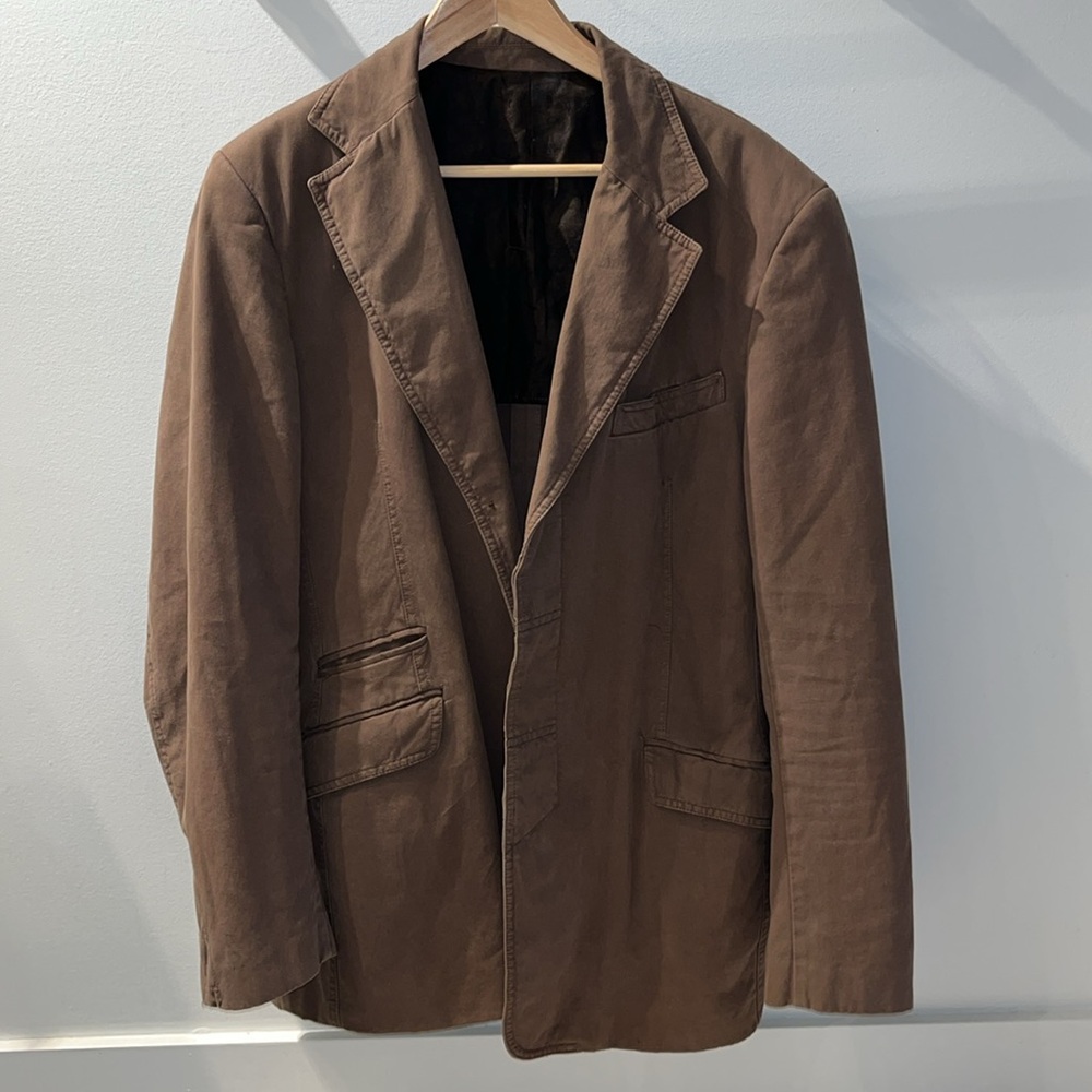 D&G tan cotton jacket blazer, size 40/54